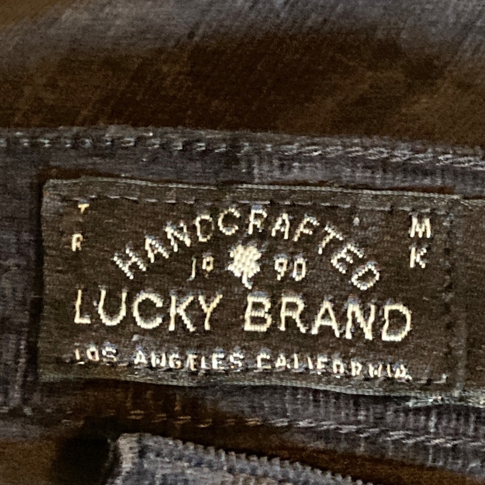 Women’s Lucky Brand Bell Flare Black Corduroy Pants
